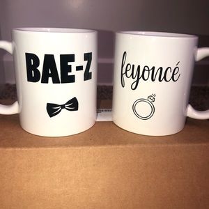 Brand New! BAE-Z & Feyoncé mug set
